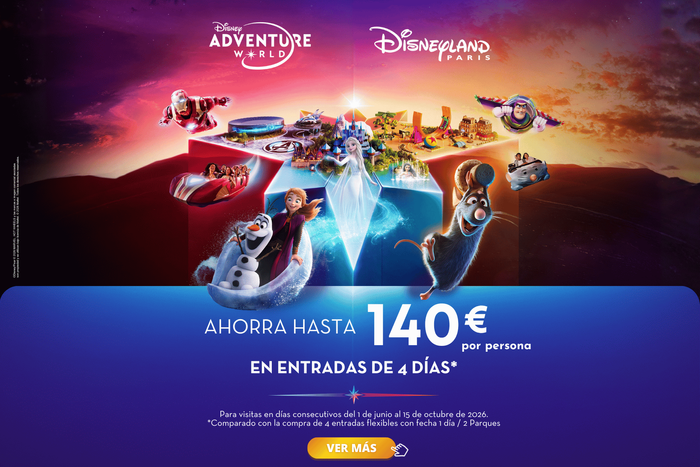 Disneyland Paris ahorra hasta 140€