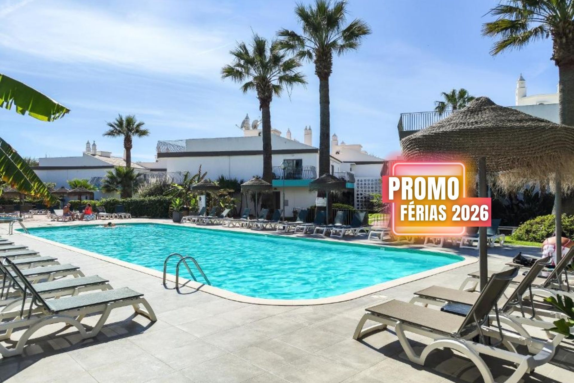 ☀️ Férias em Aparthotel localizado no coração dos Salgados | Albufeira