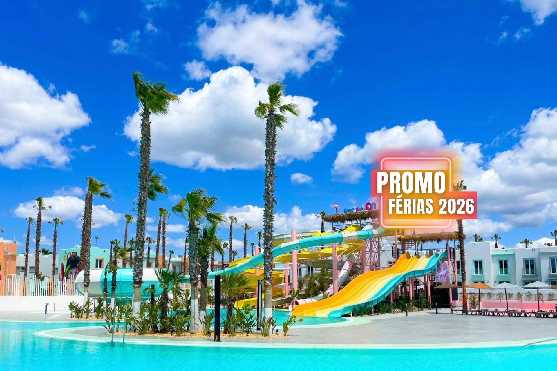 🏖️ Resort Tudo Incluído 4* com Escorregas Aquáticos perto da Praia | Matalascañas