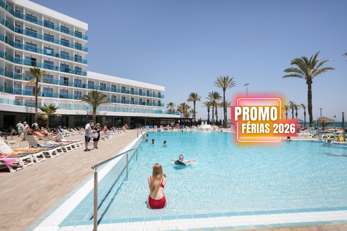 🌞 Hotel 4* na linha da praia no Sul de Espanha | Roquetas de Mar