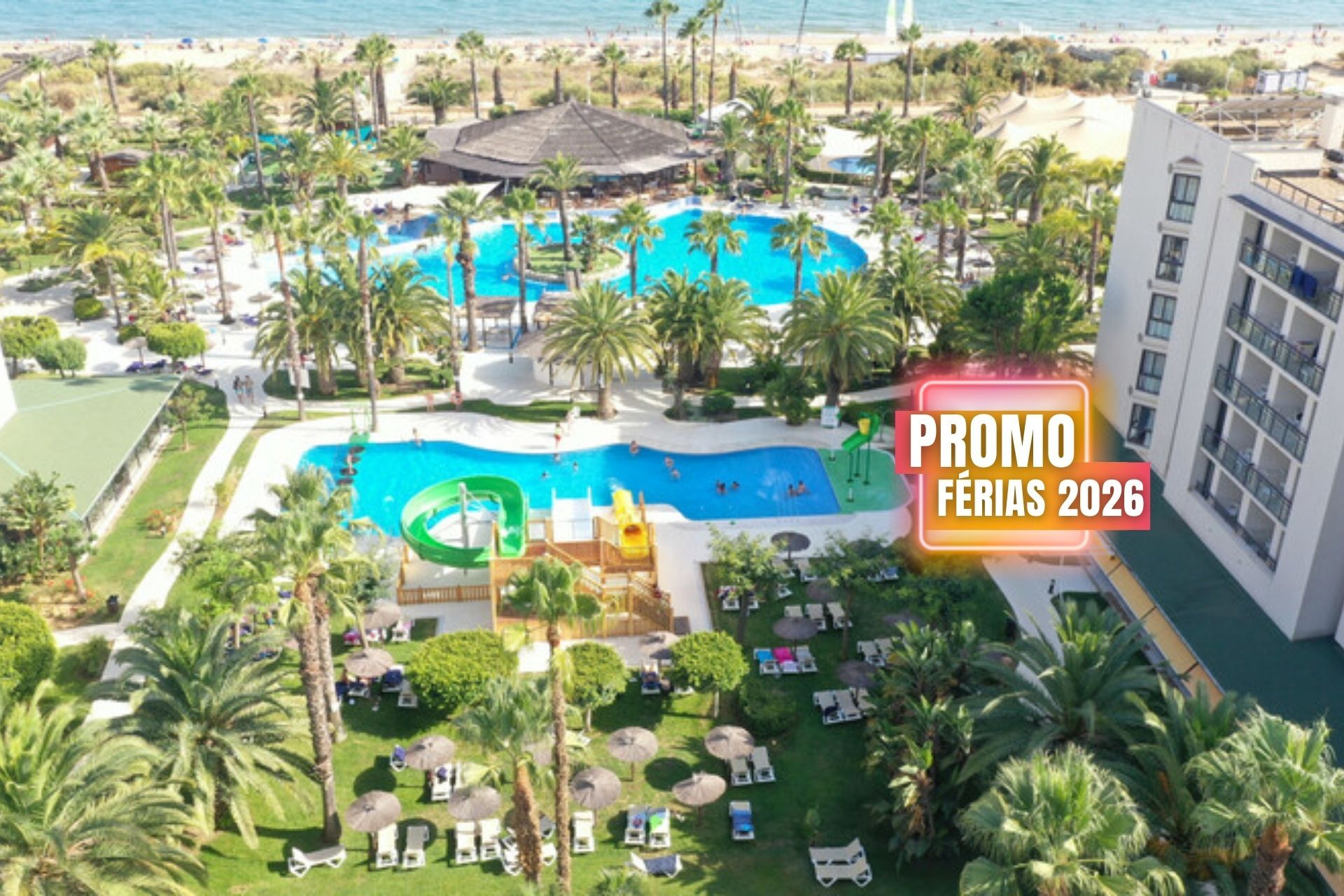 🏖️ Espetacular Hotel 4* perto da Praia com opção de Tudo Incluído | Islantilha