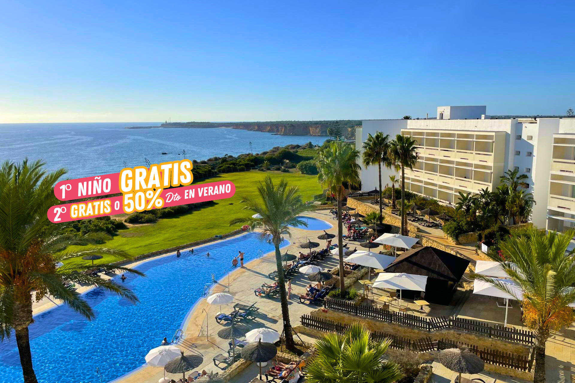 🏖️🌞 ¡CÁDIZ EN FAMILIA CON NIÑOS GRATIS! 🌊 Desde 2 noches: Hotel 4★ en Conil con media pensión y vistas al mar ✨