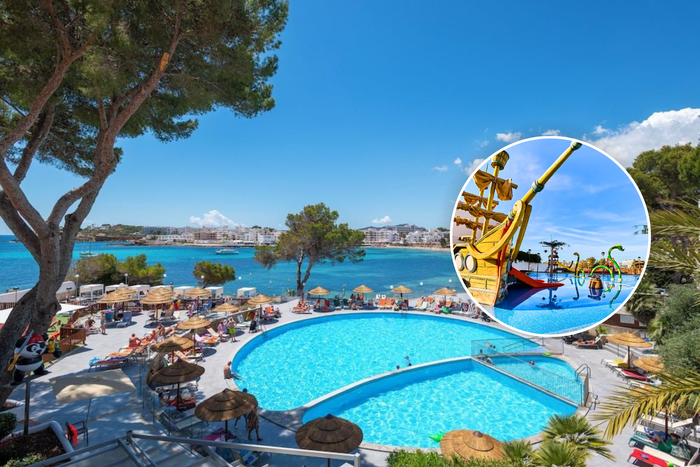 🍸¡IBIZA EN 1ª LÍNEA DE PLAYA CON MEDIA PENSIÓN!🚢 Desde 3 noches: Ferry con tu coche + Hotel 4★ con piscina splash y vistas al mar | Es Canar