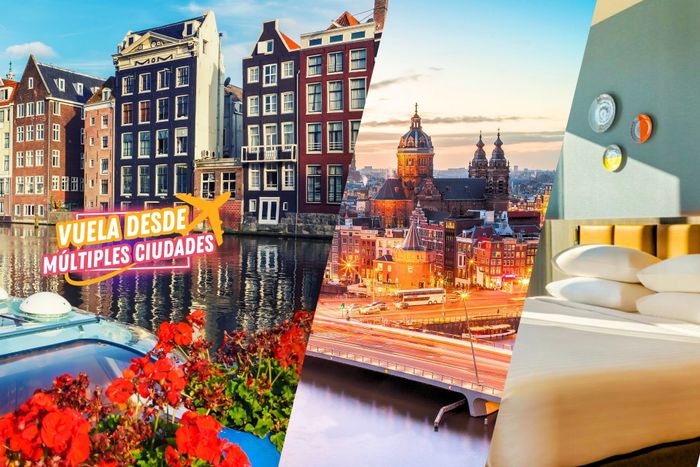 🚲ÁMSTERDAM, LA CIUDAD DE LOS CANALES✈️🌷Vuelos + Hotel 4★ cerca del centro y con buena conexión en transporte | Países Bajos