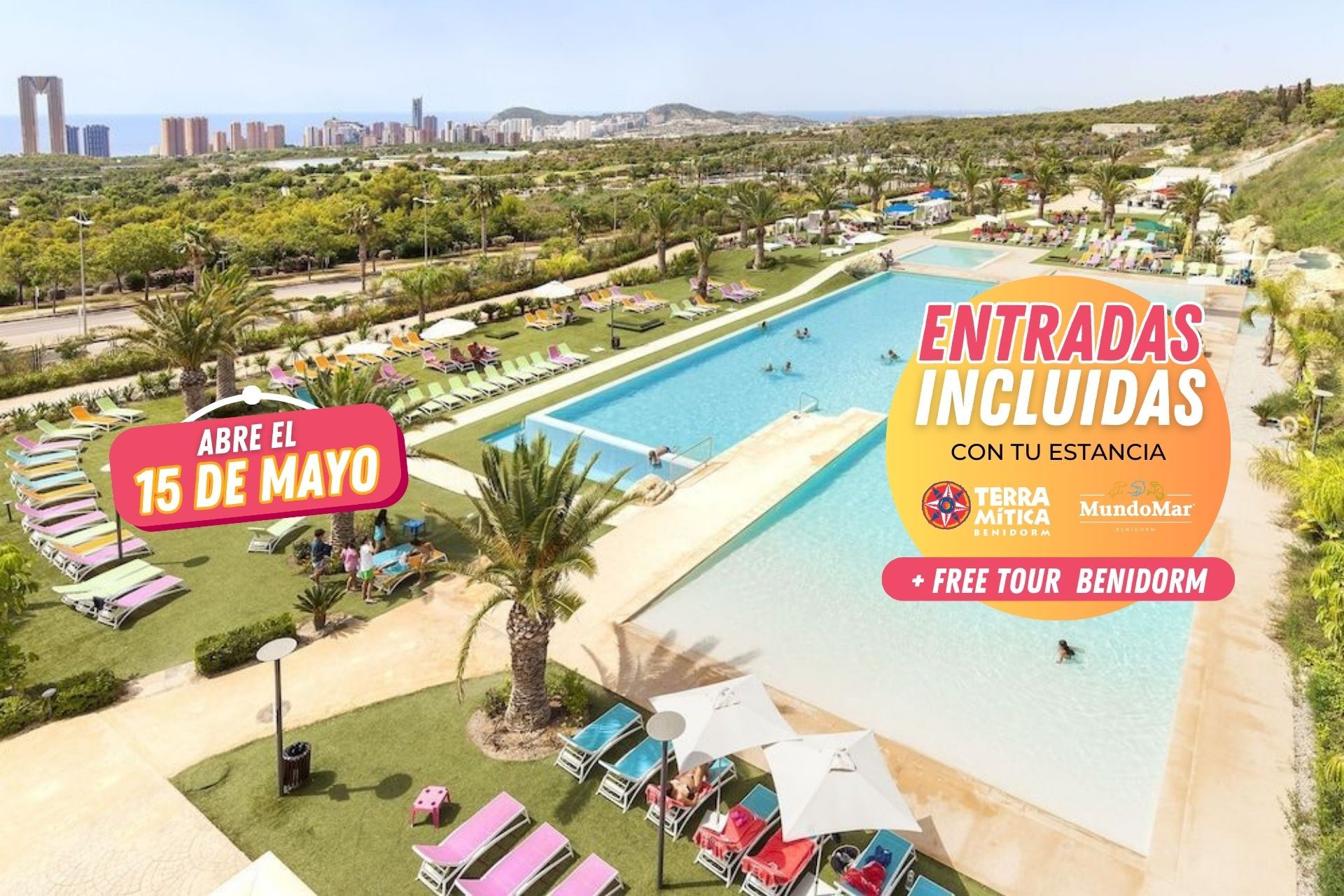 🎢¡BENIDORM 4⭐ CON TODO!🌞🐬 Acceso ilimitado  a TERRAMÍTICA Y MUNDOMAR + Free Tour + Estancia en un fantastico resort 4* dentro de Terramítica