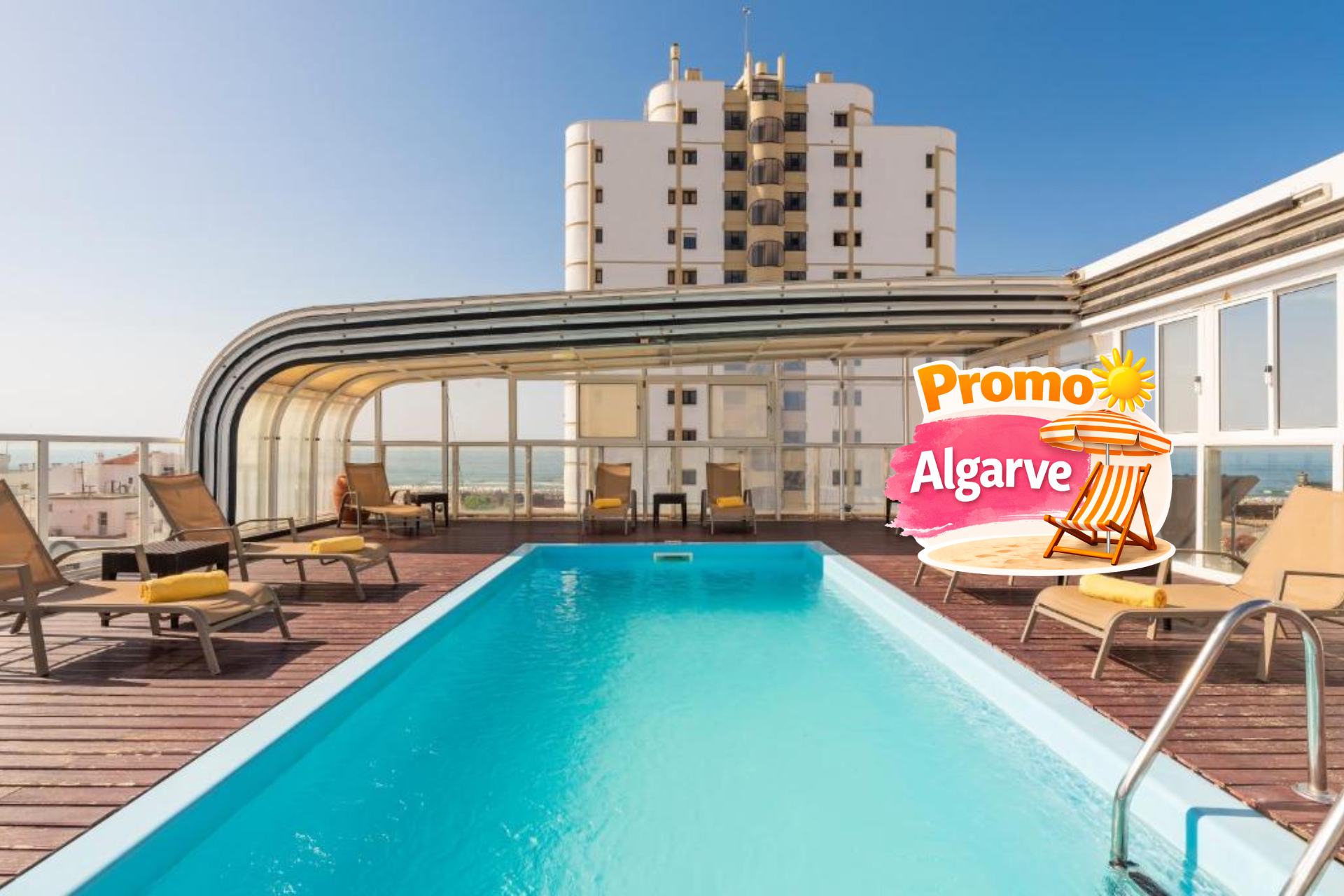 ☀️ Férias inesquecíveis em Hotel com piscina a 300 metros da Praia  | Monte Gordo 