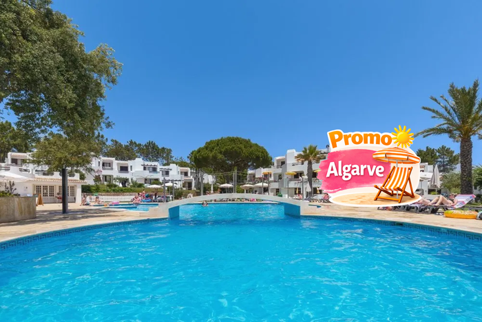 🏖️ Aparthotel 4* com piscinas localizado no coração do Algarve | Albufeira