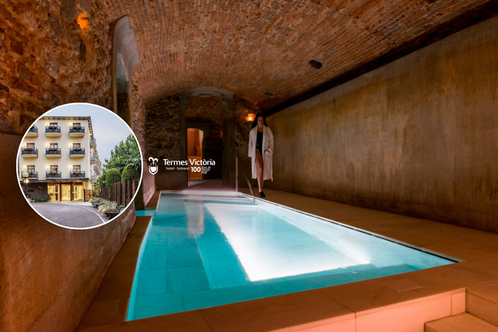 💧ESCAPADA TERMAL CERCA DE BARCELONA | Balneario Termes Victòria 3⭐ con Desayuno y Acceso Espai CEL ♨️ en el casco histórico de Caldes de Montbui