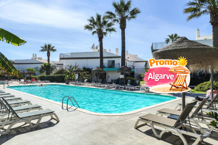☀️ Férias em Aparthotel localizado no coração dos Salgados | Albufeira