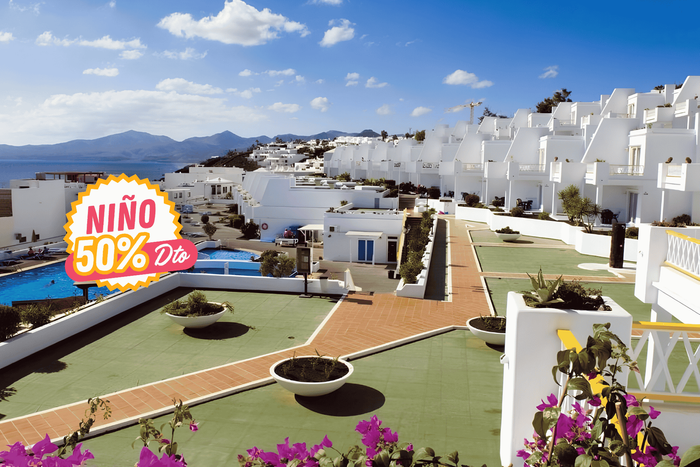 🌴🌊¡APARTAMENTOS CON VISTAS AL MAR EN LANZAROTE!👨‍👩‍👧‍👦🌋 Alójate con desayuno desde 3 noches y con -50% en niños | Puerto del Carmen