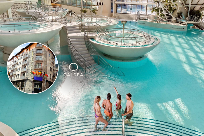 🫧⛲CALDEA ¡TU DOSIS DE RELAX ENTRE MONTAÑAS EN ANDORRA!☺️🌄 Hotel 3★ con MEDIA PENSIÓN, entradas a Caldea, 💥-50% en niños💥 y a solo 5 min del spa