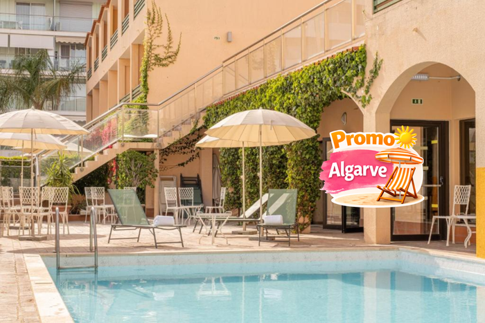 🏖️ A apenas 150 metros da praia, desfrute deste acolhedor Hotel 4* com piscina exterior | Monte Gordo