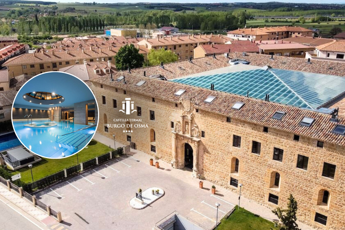 ⛲✨ ¡EL GRAN OASIS TERMAL DE CASTILLA Y LEÓN! 🌿 SPA termal + Desayuno buffet en Hotel 4⭐ histórico en Burgo de Osma | Soria