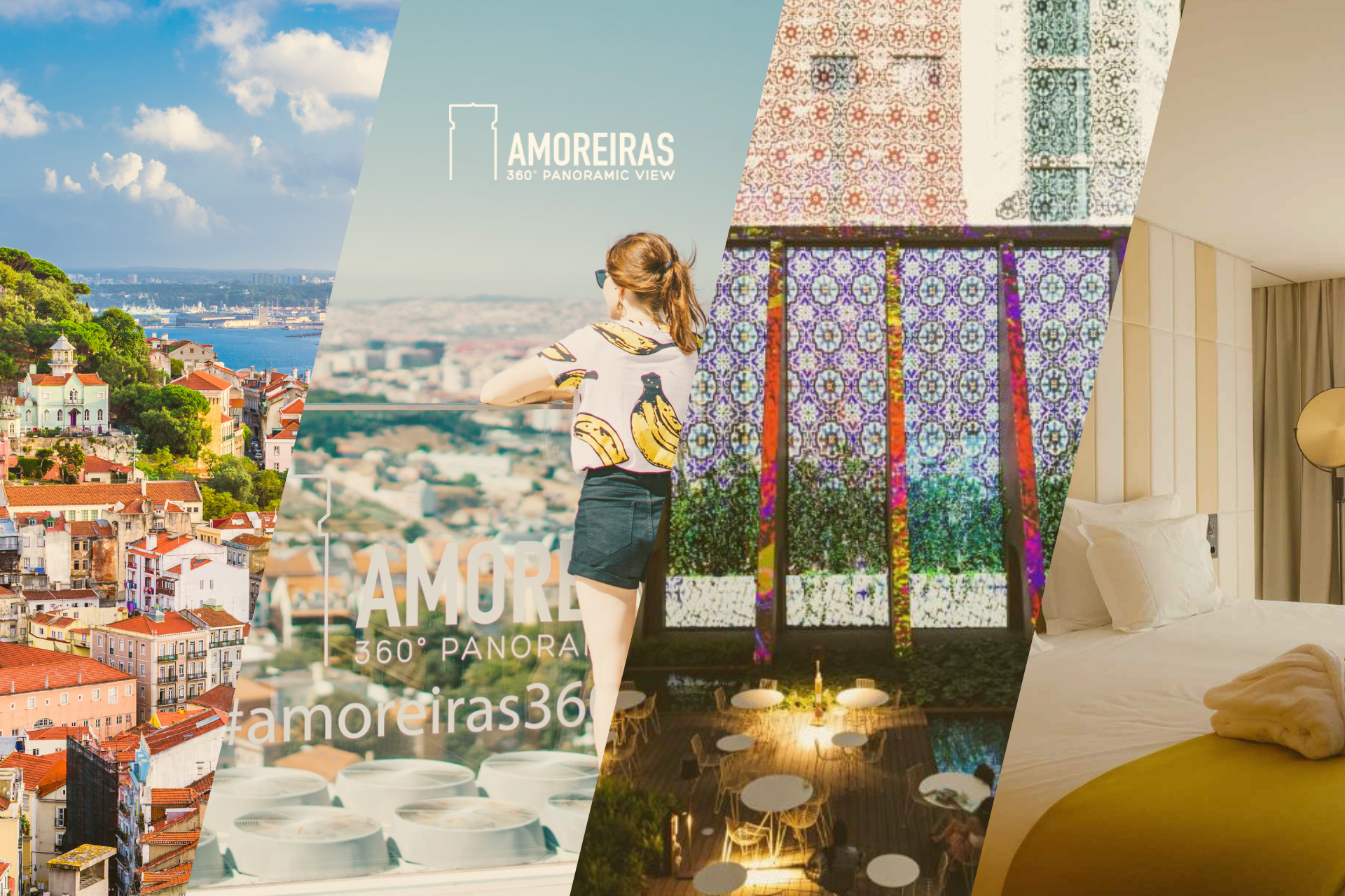 Lumen Hotel 4* em Lisboa com espetáculo de luzes + Miradouro 360º