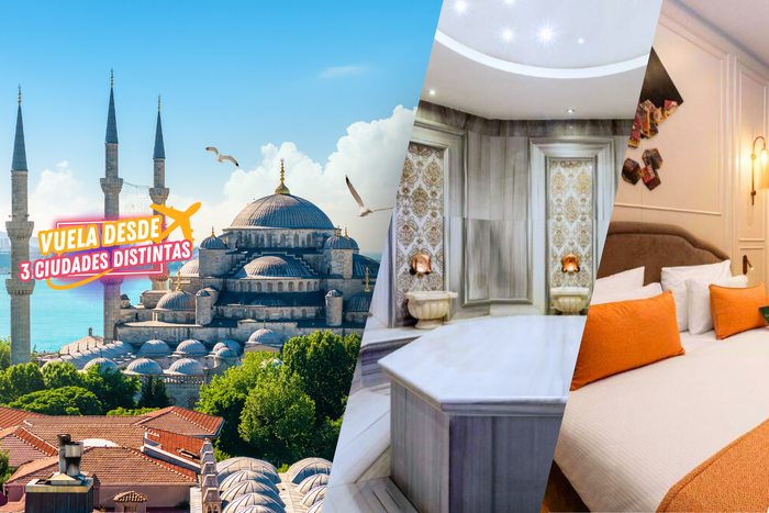🕌ESTAMBUL ¡UN PUENTE ENTRE 2 CONTINENTES! 🌉Vuelos + Hotel 4⭐con desayuno y habitación superior en excelente ubicación | Turquía