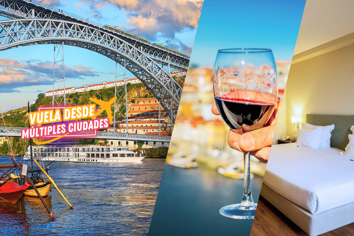 ✈️👨‍👩‍👧‍👦OPORTO, ¡LA CAPITAL DEL DUERO Y DEL VINO!♨️ 🌉Vuelos + Hotel 4★ con desayuno a 15 minutos en coche del centro  | Portugal