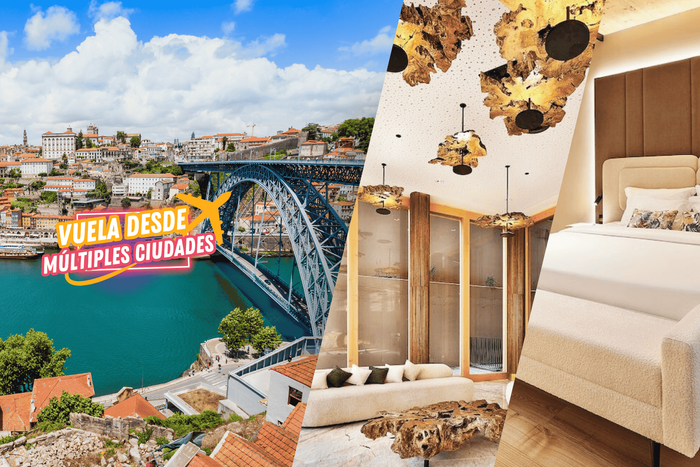 🌉✈️OPORTO, ¡LA CAPITAL DEL DUERO Y DEL VINO!🍷🛥️ Vuelos + Hotel 4⭐con desayuno y opción de actividades extras | Portugal