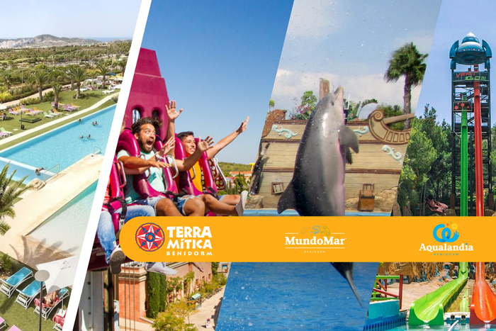 🎉 ¡DIVERSIÓN SIN LÍMITES EN BENIDORM! Disfruta de un hotel 4★ con entradas a Aqualandia 💦 + 🌟 Acceso diario a Terra Mítica y Mundomar💦