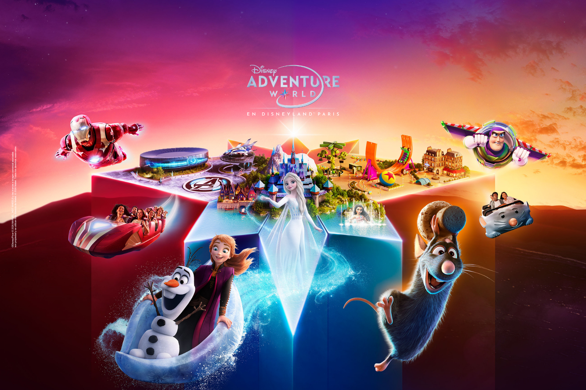 🏰 DISNEYLAND PARIS💫¡Descubre el nuevo mundo de Disney Adventure World en 2026! 💙 Hotel cercano con desayuno, entradas y transporte incluidos