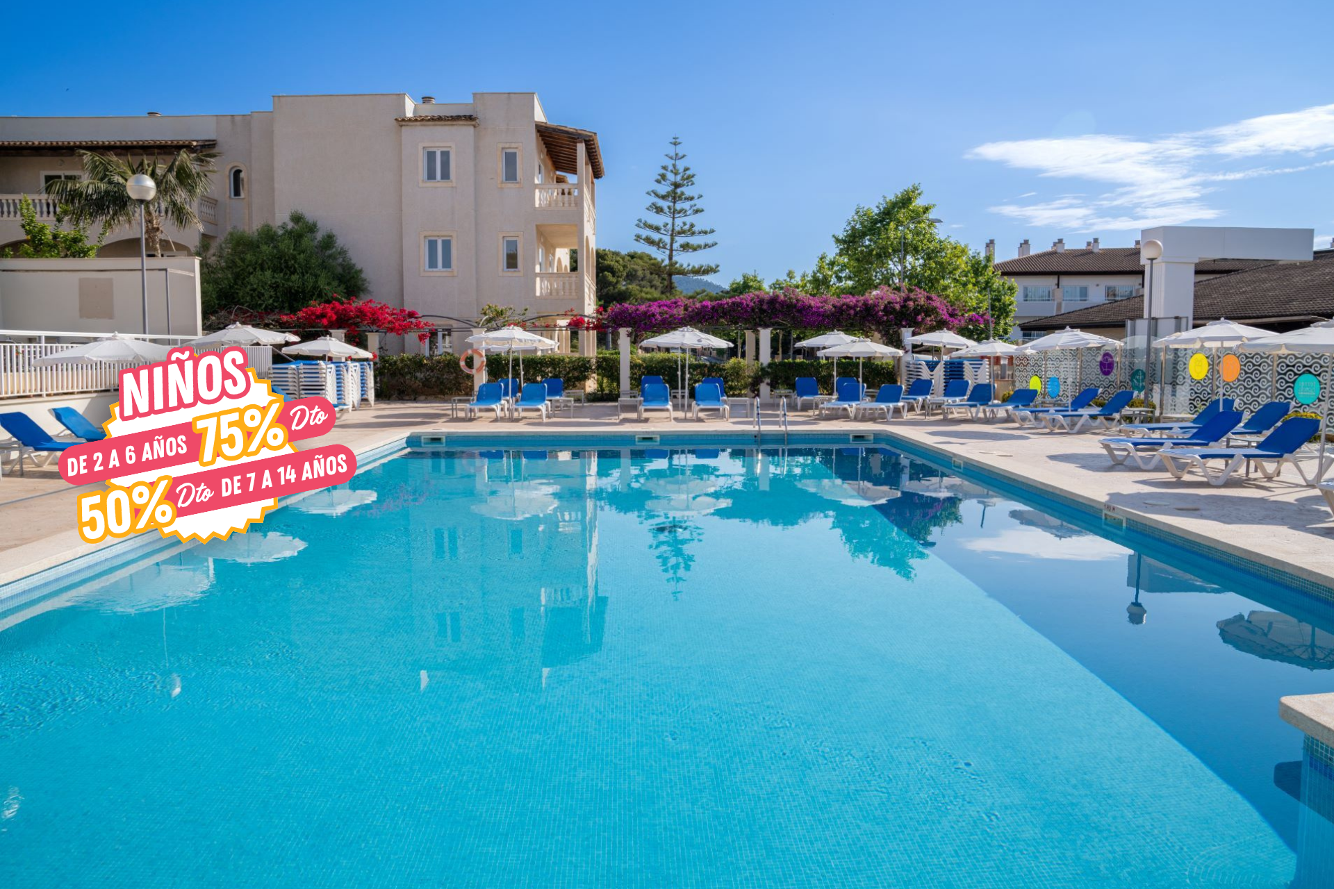 🌅 ¡TODO INCLUIDO EN MALLORCA CON -75% EN NIÑOS!🍸🚢Desde 4 noches: Ferry con tu coche  + Hotel 3* sup con traslados gratis a la playa | Cala Bona