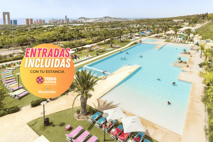 🎢¡BENIDORM 4★ CON Acceso ilimitado  a TERRAMÍTICA Y MUNDOMAR + Estancia en un fantástico resort 4* dentro de Terra Mítica | Alicante