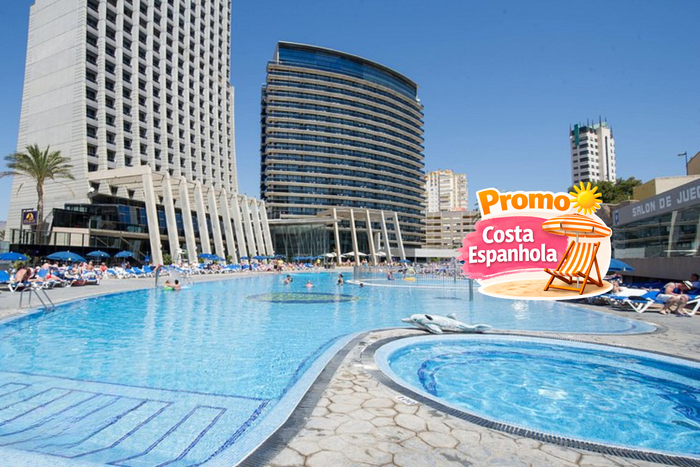 🏖️O mais alto da Europa! Hotel 4* a 350 metros da Praia | Benidorm