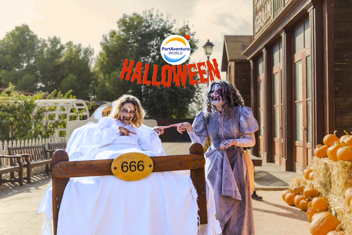 🎢👻¡PORTAVENTURA Y FERRARI LAND EN HALLOWEEN!🏖️🎃Desde 2 noches: Hotel 4★ con MEDIA PENSIÓN en 1ª línea + Entradas a ambos parques | Salou