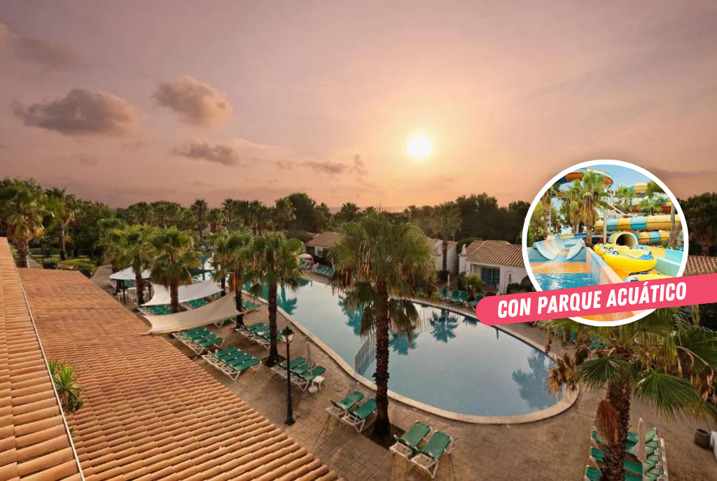 🏝️¡TODO INCLUIDO 4⭐ EN MENORCA! 💦👨‍👩‍👧‍👦Ferry con tu coche + Hotel con Parque Acuático | Norte de Menorca