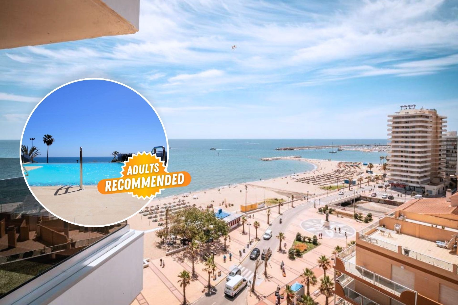 💑☀️¡FUENGIROLA SOLO PARA ADULTOS Y EN 1ª LÍNEA!🔞⛱️ Hotel 4 ★ con desayuno y vistas al mar ideal para parejas | Málaga, Costa del Sol 💑☀️¡FUENGIROLA SOLO PARA ADULTOS Y EN 1ª LÍNEA!🔞⛱️ Hotel 4 ★ con desayuno y vistas al mar ideal para parejas | Málaga, Costa del Sol