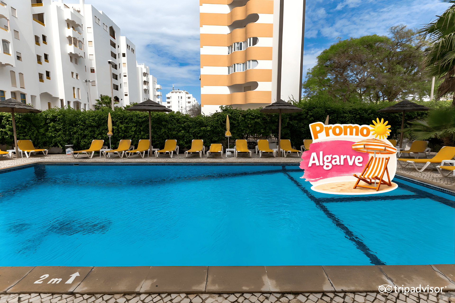 🧡 Férias em Hotel com Tudo Incluído pertinho da Praia | Quarteira
