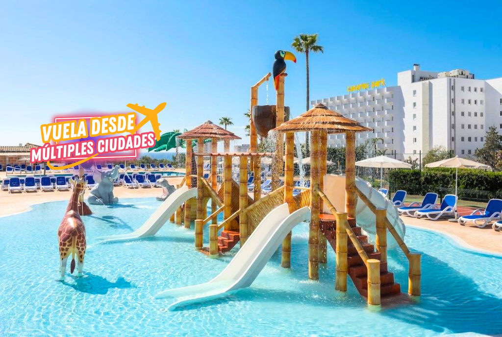 🍸💎 ¡ESCÁPATE A MALLORCA TODO INCLUIDO! ✈️ Vuelo directo + 🏨 Hotel 3★ con parque acuático 🥂 Régimen todo incluido 🌴 A un paso de la playa