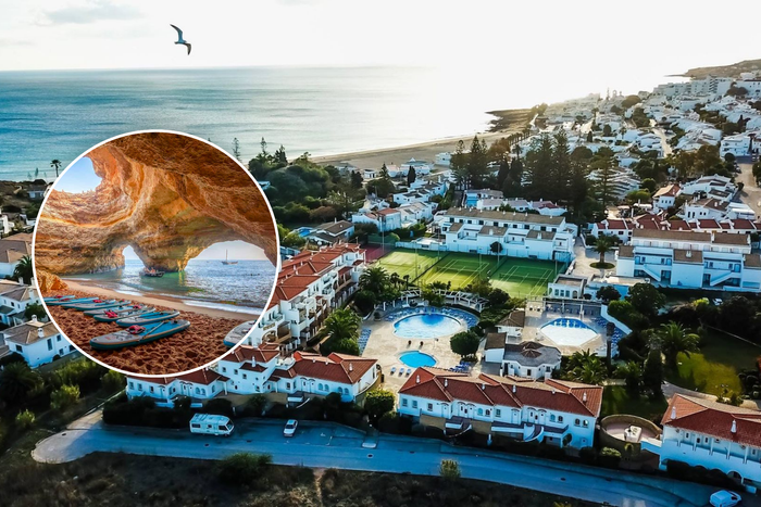 🛥️🪨¡DESCUBRE LAS CUEVAS DE BENAGIL EN EL ALGARVE!🌊 🌄Hotel 4★ con desayuno + Barco a las famosas cuevas | Portugal
