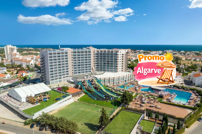 🌴 Fantástico Hotel 5* com Tudo Incluído e Parque Aquático | Albufeira