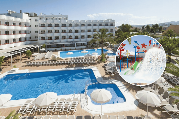 🏝️¡VACACIONES TODO INCLUIDO EN IBIZA! 🚢💫 Desde 3 noches: Ferry con tu coche + Apartamentos con PARQUE ACUÁTICO infantil👧🏼💦| San Antonio 