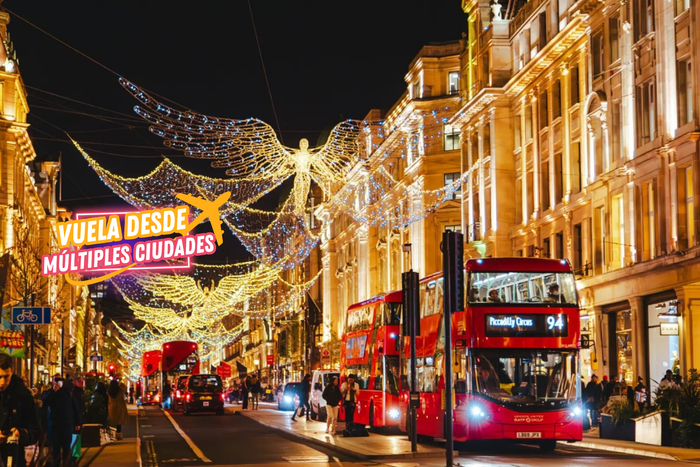 🎅🏼✈️¡VUELA A LONDRES, UNA DE LAS CAPITALES 🔝PARA NAVIDAD!💫🎄 Vuelos DIRECTOS + Hotel 3* en pleno centro ¡Los mercados navideños te esperan!