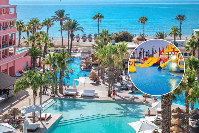 ⛱️¡ROQUETAS DE MAR FRENTE AL MAR! 🌊 Hotel 4* con en primera línea de playa con desayuno, toboganes y zonas acuáticas 📍 Almería