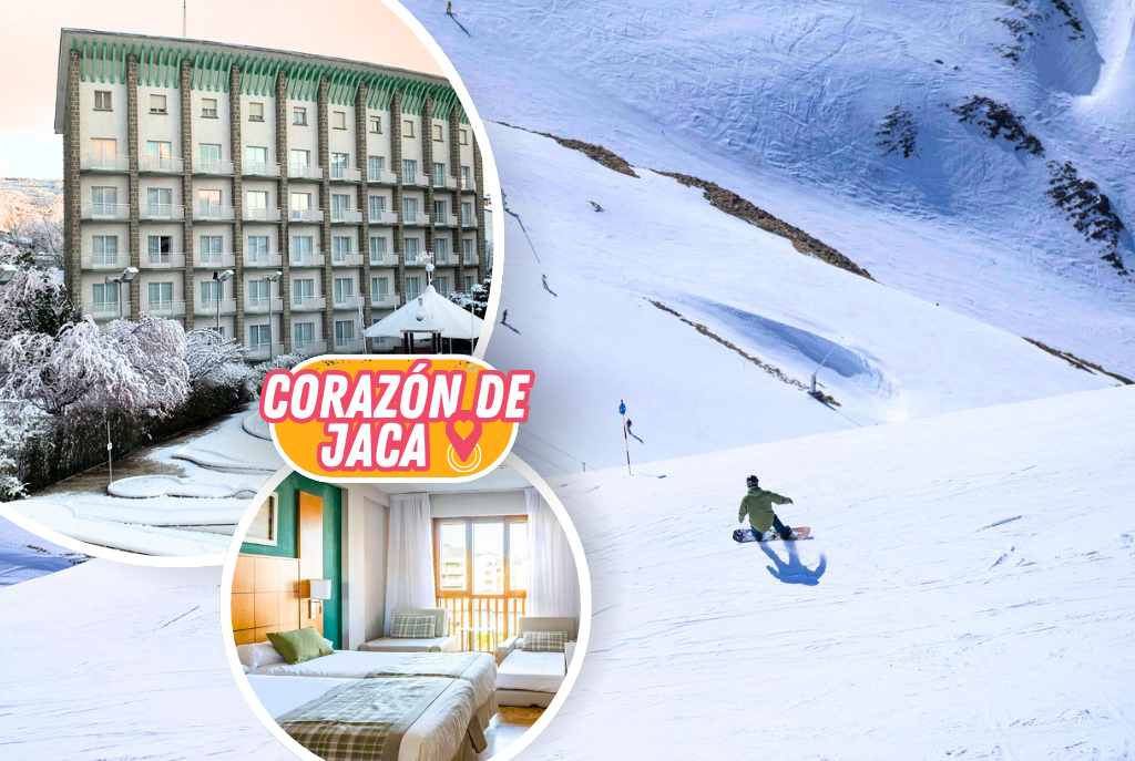 ⛷️¡FIN DE SEMANA DE ESQUÍ EN ASTÚN!❄️🌄 Forfait + Hotel 3* situado en el Bonito pueblo de Jaca | Pirineo Aragonés