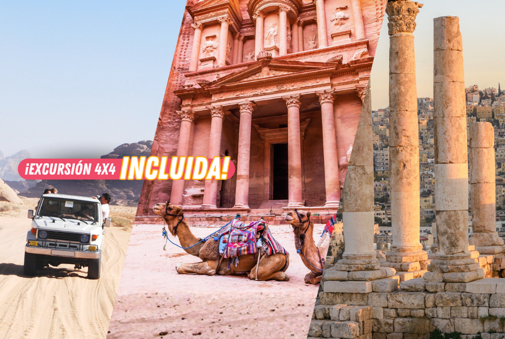 🏜️JORDANIA, LA JOYA DEL DESIERTO🏺🏛️ Vuelos directos + 8 días y 7 noches con media pensión en hoteles 3★ + Visitas y traslados 📅 ¡2026 disponible! 🏜️JORDANIA, LA JOYA DEL DESIERTO🏺🏛️ Vuelos directos + 8 días y 7 noches con media pensión en hoteles 3★ + Visitas y traslados 📅 ¡2026 disponible!