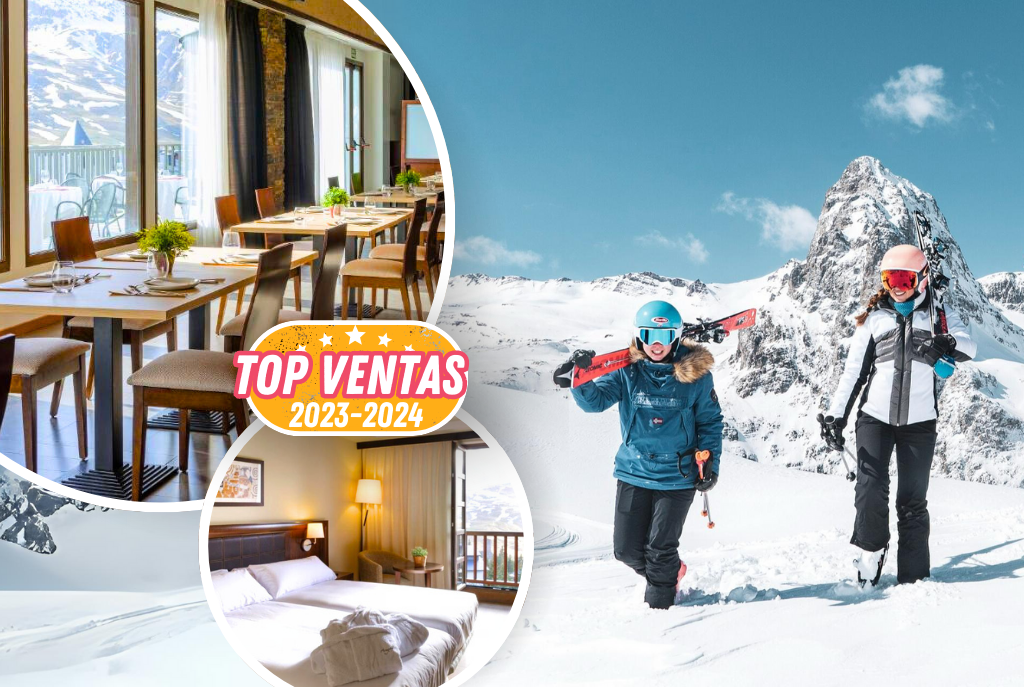 ⛷️TOP VENTAS ESQUÍ EN FORMIGAL 👨‍👩‍👧‍👦 ¡Transporte a Pistas! 🚌Forfait + Hotel 4*  con Desayuno