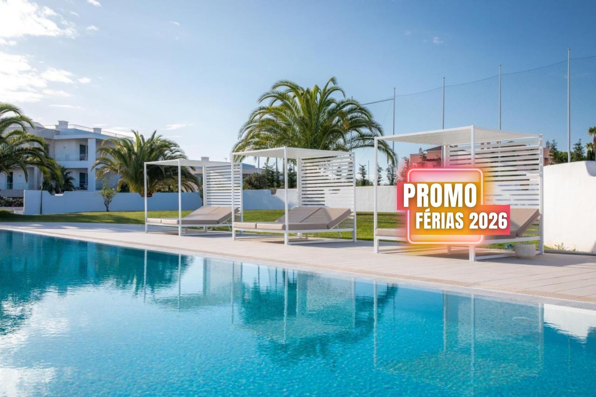 🏖️ Férias sem Preocupações! Hotel 4* com piscina e bem perto da Praia | Lagos