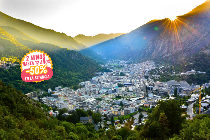 🏔️ANDORRA, ¡UN PARAÍSO NATURAL!🏘️ Hotel 3★ con MEDIA PENSIÓN y 💥-50% en niños💥 a 5 min a pie de Caldea | Escaldes-Engordany