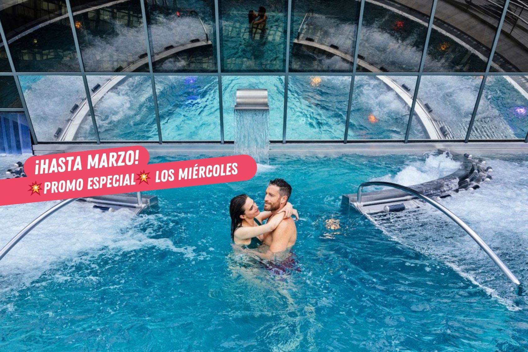 🫧CALDEA ¡UN PLAN ROMÁNTICO Y RELAX QUE NO FALLA!🥰♒ Hotel 3* con desayuno + Acceso a Caldea SPA con 💥promo especial💥 los miércoles | Andorra