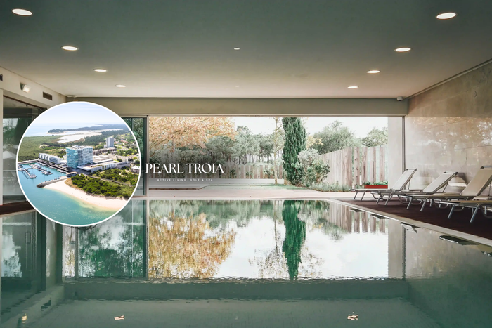 🏖️ Hotel 5* com Piscina Interior e ideal para relaxar junto à Praia | Tróia