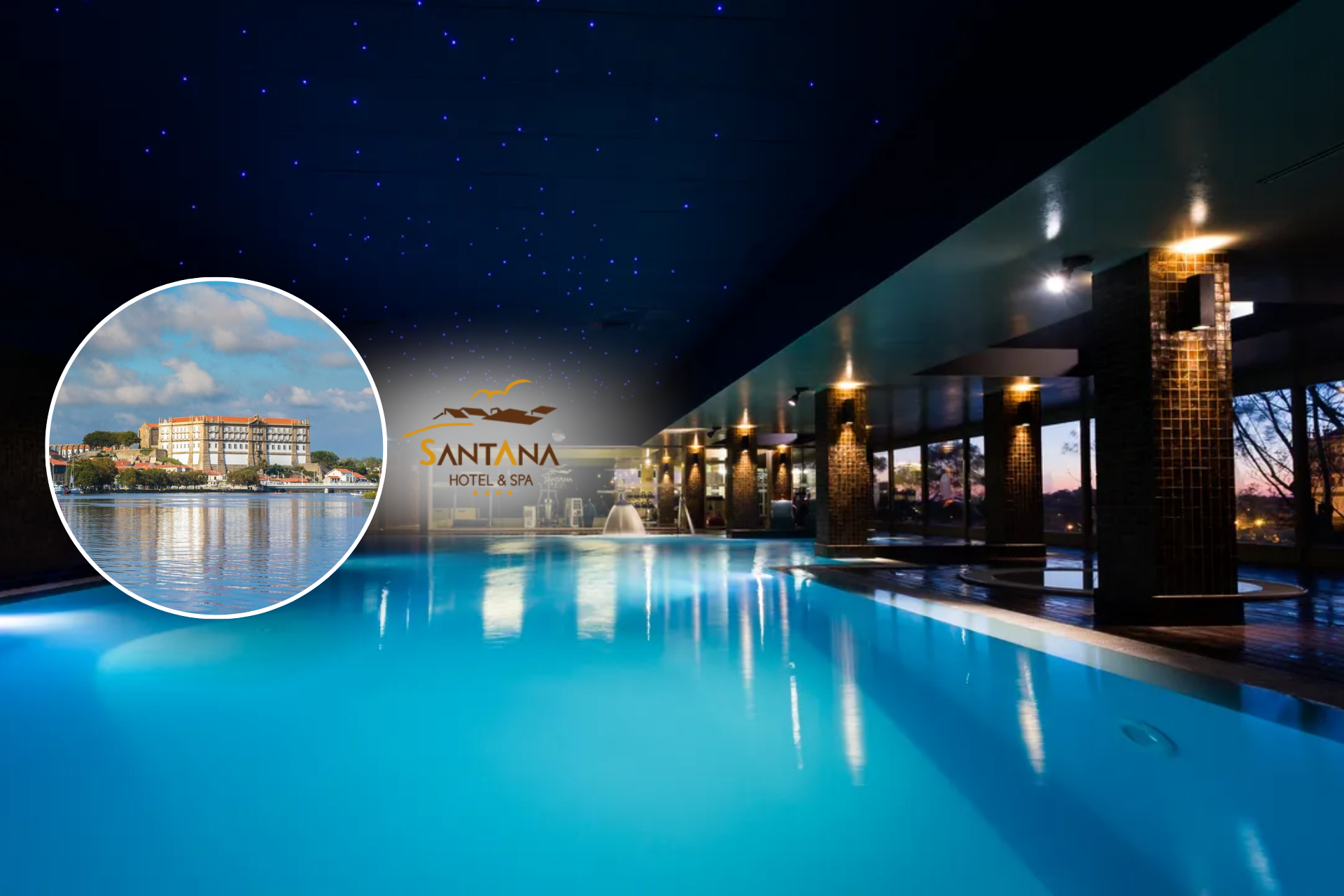 Santana Hotel & Spa 4* com SPA incluido em Vila do Conde