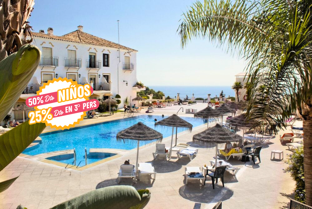 🌅 JUNIO Y JULIO EN LA COSTA DEL SOL 🏨TRH Mijas 4⭐ desde 3 noches con desayuno 👧🏼 1º NIÑO -50% 3º PERS -25% 
