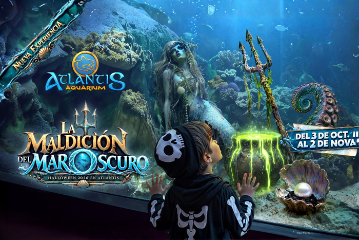 🔱🦈¡LA MALDICIÓN DEL MAR LLEGA A ATLANTIS AQUARIUM MADRID!🌊🎃  Hotel  3★ con desayuno + Entradas al Aquarium situado a 20 min en coche | Madrid
