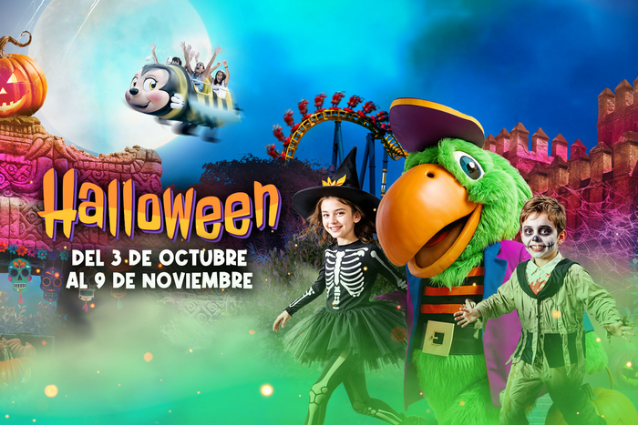 🎃👻¡HALLOWEEN PIRATA EN ISLA MÁGICA!🎢👨‍👩‍👧‍👦 Hotel 4⭐+ Entradas al parque con decoración y programación especial de Halloween | Sevilla