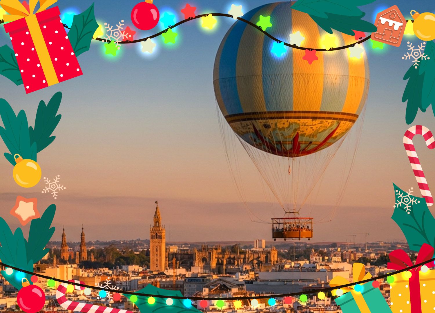 🎈¡UNAS NAVIDADES POR TODO LO " ALTO" EN SEVILLA!🎄🎅🏼Hotel 4⭐+ Nao Vigía: El Globo de Isla Mágica + Ambientación y animación Navideña 🎈¡UNAS NAVIDADES POR TODO LO " ALTO" EN SEVILLA!🎄🎅🏼Hotel 4⭐+ Nao Vigía: El Globo de Isla Mágica + Ambientación y animación Navideña