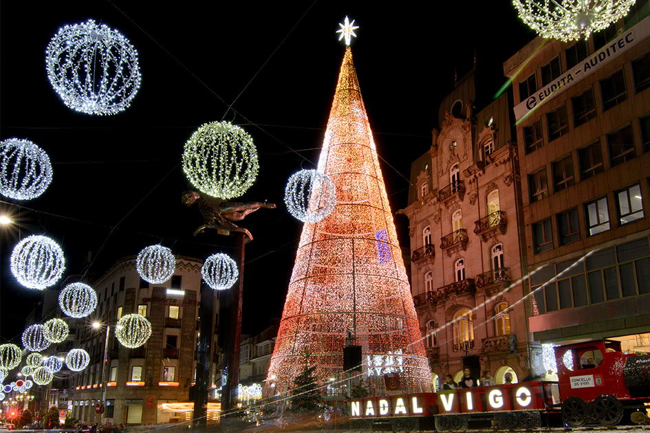 Descubra as Luzes de Natal de Vigo! 🎄