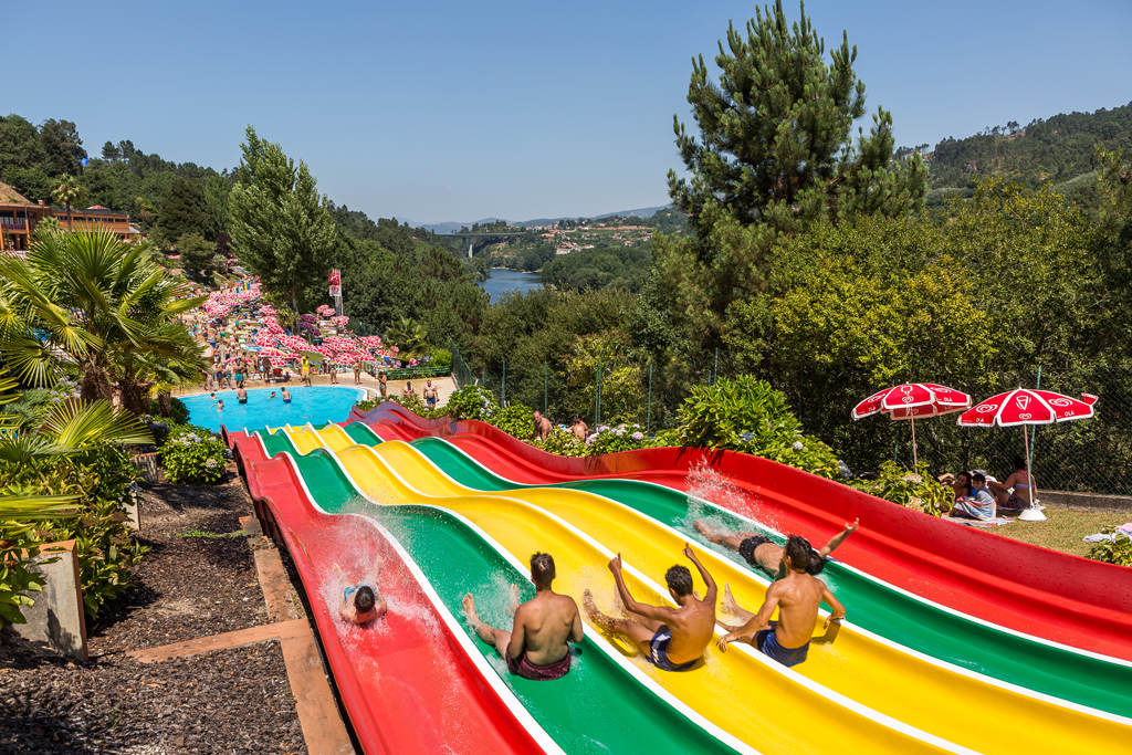   💦¡EXPERIENCIA REFRESCANTE EN PORTUGAL!🛝Diviértete en el Parque Acuático de Amarante | Portugal ☀